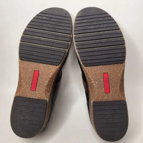 Pikolinos Granada Leather Clogs Slip On Black Size 40 US 9.5 Made In Spain - Picture 11 of 15